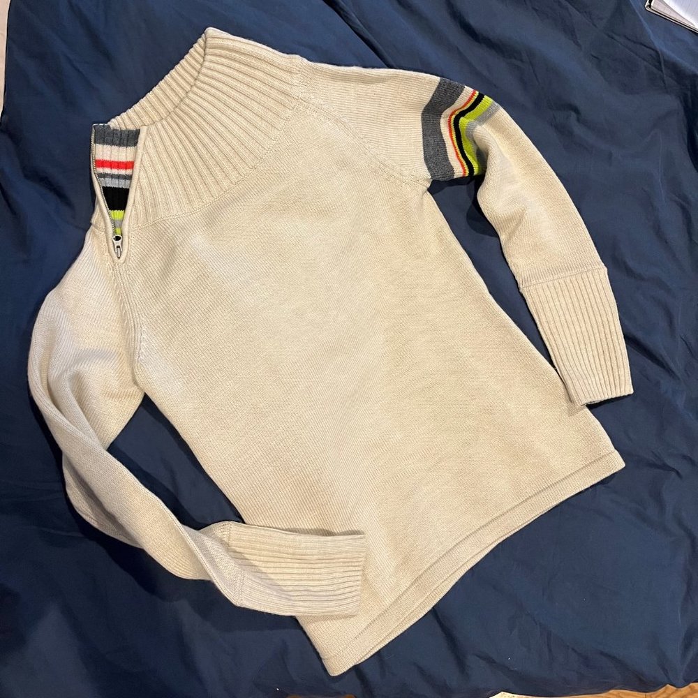 Smartwool mock neck sweater, size small